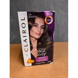 Clairol Age Defy Hair Color 5A Medium Ash Brown Youthful Radiant Luminous Color